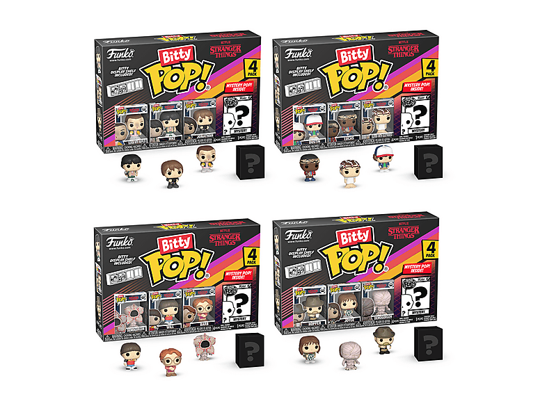 ACTION FIGURE FUNKO ASS BITTYPOP 4pk ST SZN1