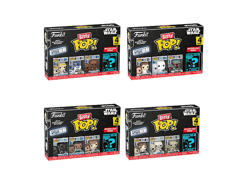 ACTION FIGURE FUNKO ASS BITTYPOP 4pk SW S2