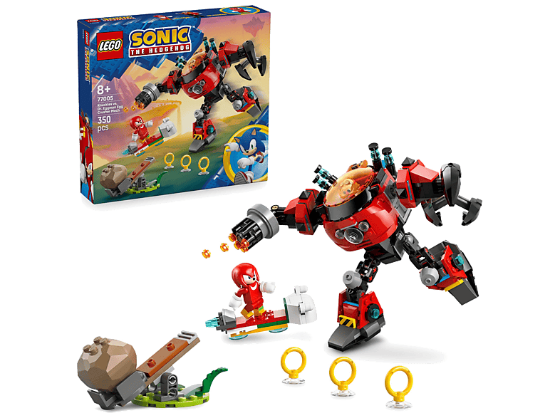 LEGO Sonic the Hedgehog Knuckles kontra Dr. Eggman w mechu Egg Crusher (77005)