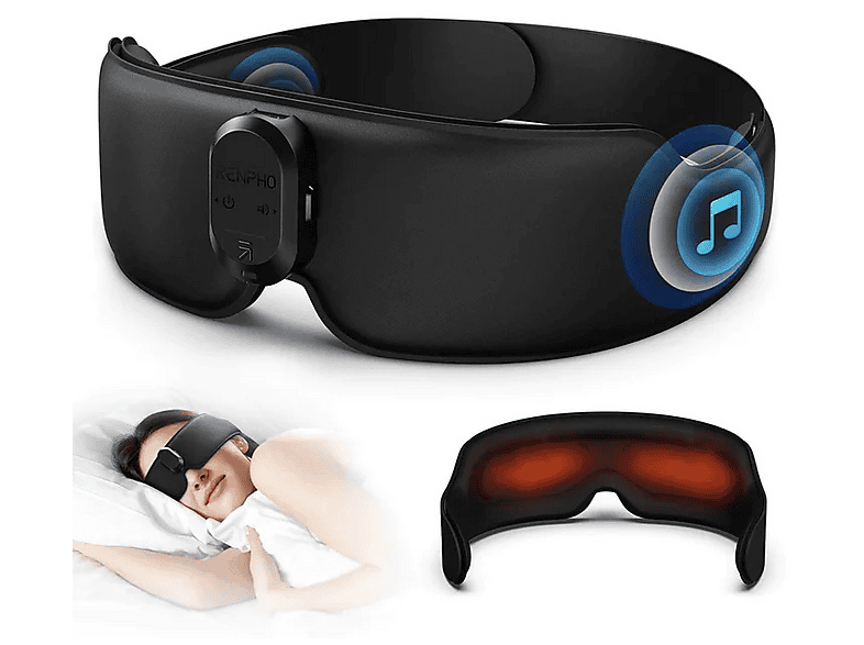 Podgrzewana maska ​​na oczy RENPHO EyeSnooze Aroma Czarny – zdjęcie 2