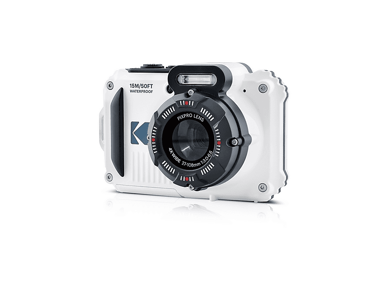 KODAK Pixpro WPZ2 4X Optik Zoom Su Altı Fotoğraf Makinesi Beyaz