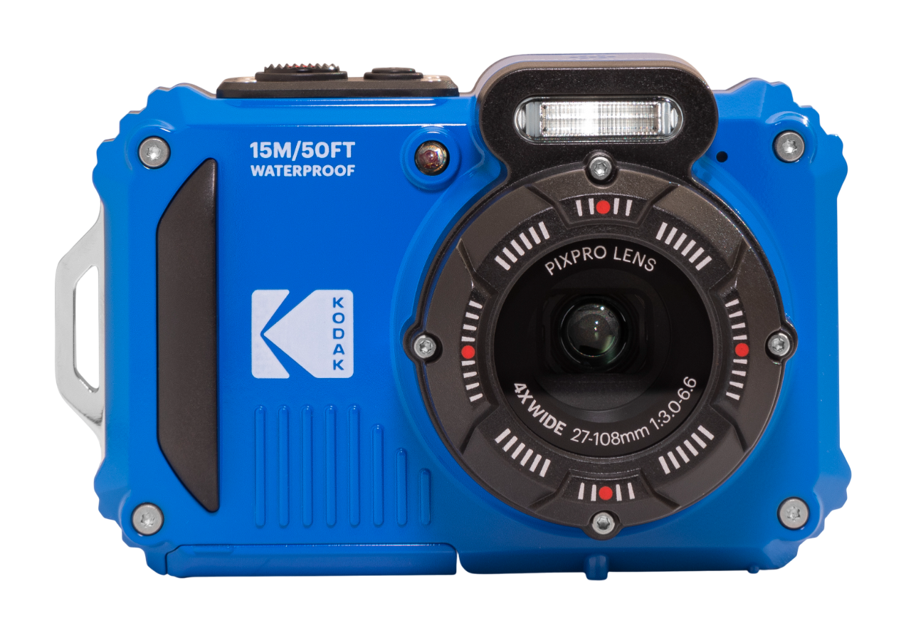 KODAK Pixpro WPZ2 4X Optik Zoom Su Altı Fotoğraf Makinesi Mavi
