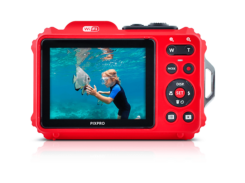 KODAK Pixpro WPZ2 4X Optik Zoom Su Altı Fotoğraf Makinesi Kırmızı