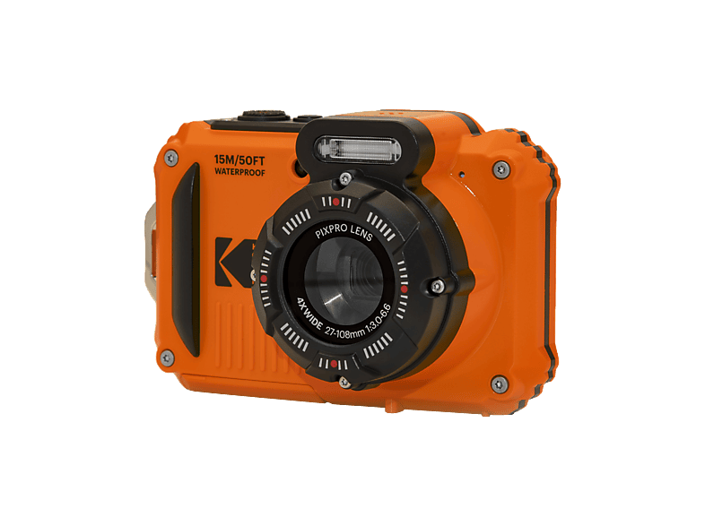 KODAK Pixpro WPZ2/4X Su Altı Fotoğraf Makinesi Turuncu 16 GB SD+ 2