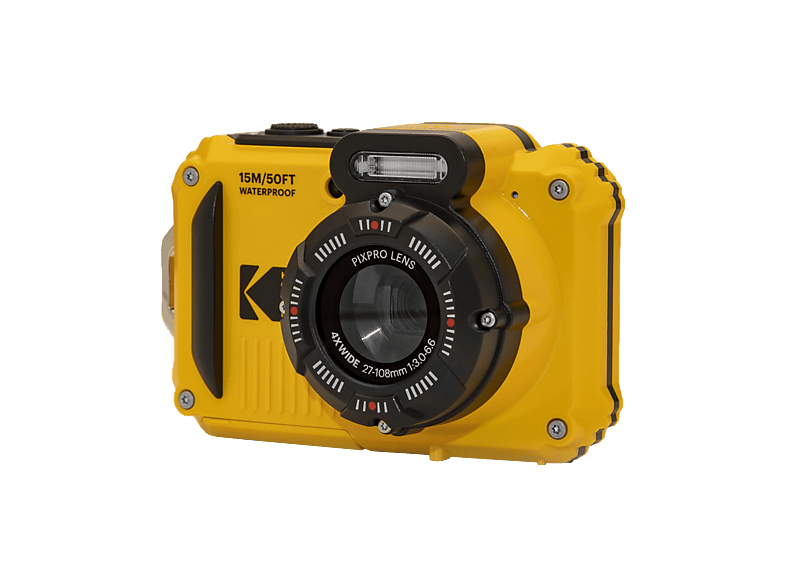 KODAK Pixpro WPZ2/4X Zoom Su Altı Fotoğraf Makinesi Sarı Fiyat