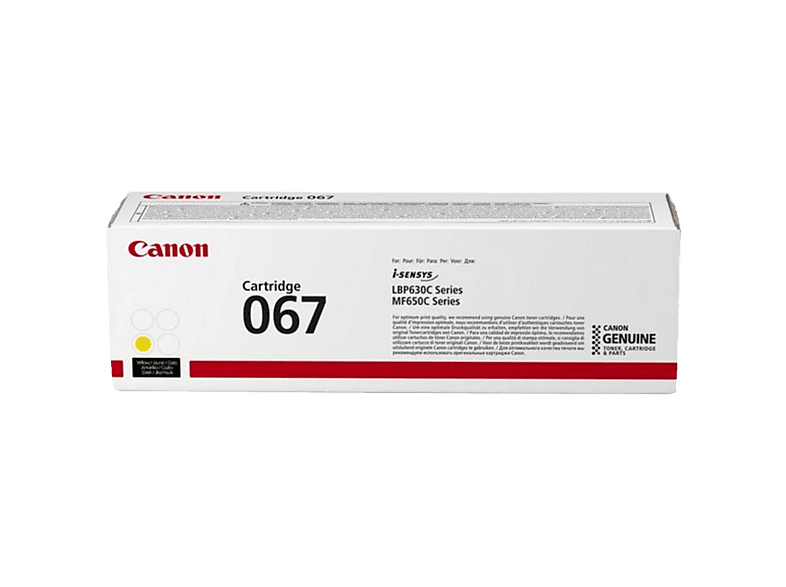 Canon 067 Toner Geel