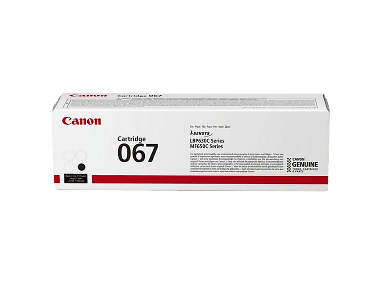 Canon 067 tonercartridge 1 stuk(s) Origineel Zwart