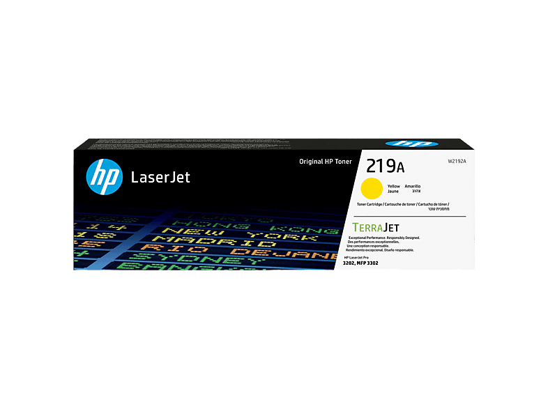 HP 219A Toner Geel