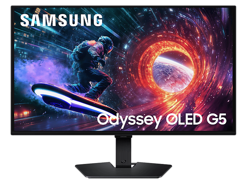 Samsung Czarny Monitor Odyssey Oled G5 Ls27fg500suxen 27 Qhd 0.03Ms 180Hz Freesync G-Sync