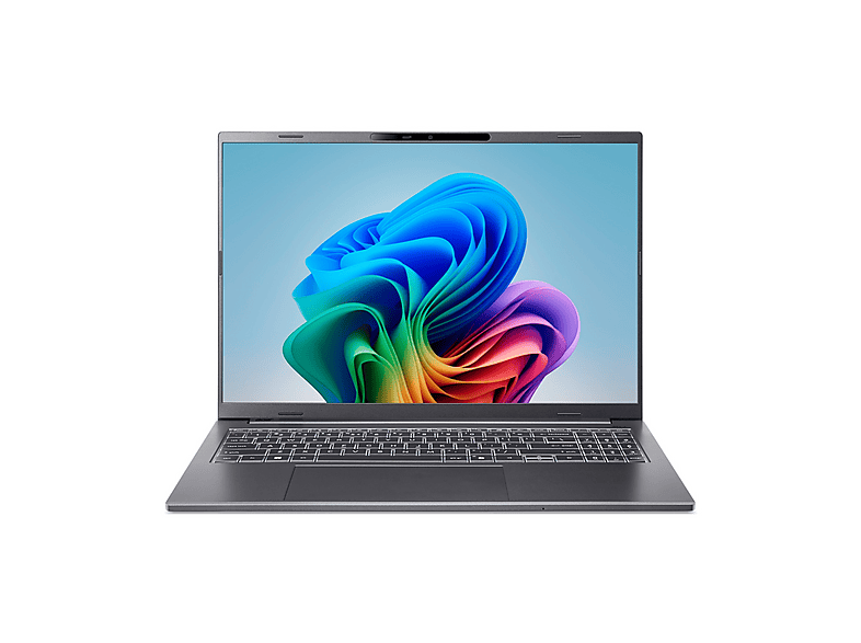 ACER Aspire 16 AI Laptop NOTEBOOK, ”, processore Qualcomm Snapdragon X X1-26100 8C, Adreno™ Onboard Graphics, RAM GB, 512 GB SSD, Grey, Windows 11 Home