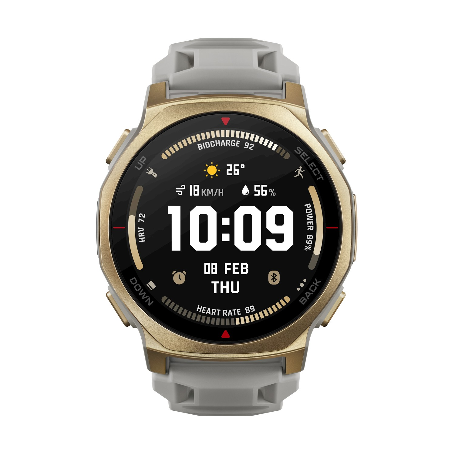 AMAZFIT T-REX 3 PRO 44MM: Smartwatch AMOLED in Gray Gold resistente