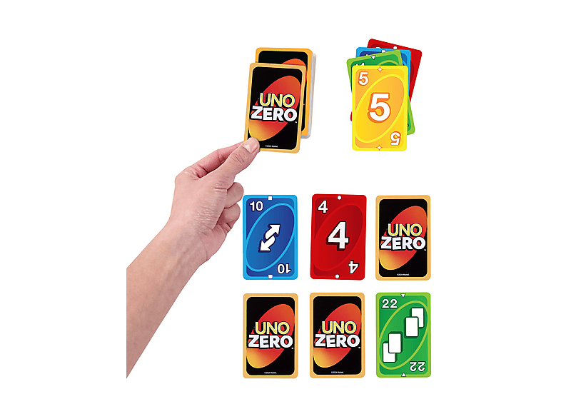Thumbnail - MATTEL GAMES JHH48 Uno Zero Kartenspiel Mehrfarbig