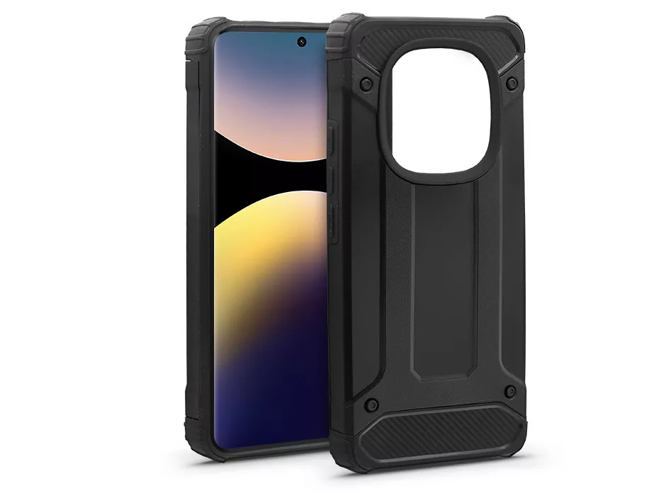 HAFFNER Xiaomi Redmi Note 14 Pro 5G ütésálló tok, fekete (HF379970)