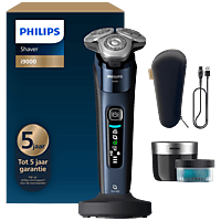 MediaMarkt PHILIPS Shaver i9000 X9003/30 Scheerapparaat Blauw aanbieding
