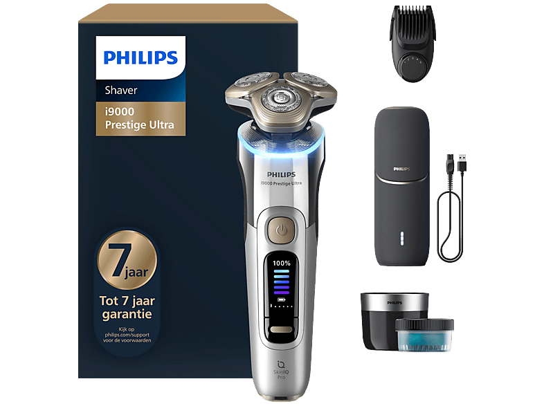Philips Shaver I9000 Prestige Ultra Wet&dry Xp9404/46 Scheerapparaat Zilver