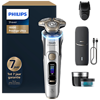MediaMarkt PHILIPS Shaver i9000 Prestige Ultra Wet&Dry XP9404/46 Scheerapparaat Zilver aanbieding