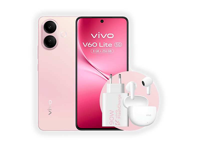 VIVO V60 LITE SPECIAL PACK, 256 GB, PINK