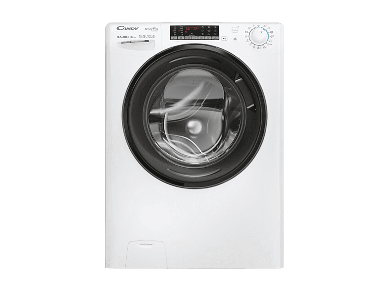 CANDY CSOW41076TWMB8-S LAVASCIUGA, Caricamento frontale, capacità lavaggio 10 kg, asciugatura 7 17 programmi, Profondità 58 cm, Giri 1400 rpm, Bianco, Nero, Classe E