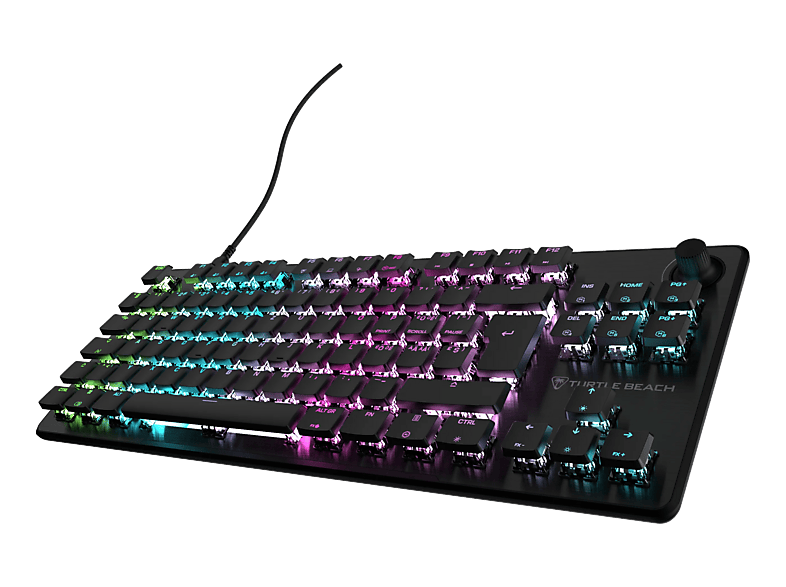 TURTLE BEACH Vulcan™ II TKL (CH), Gaming-Tastatur, Mechanisch, Titan Switch Mechanical linear, Kabelgebunden, Schwarz