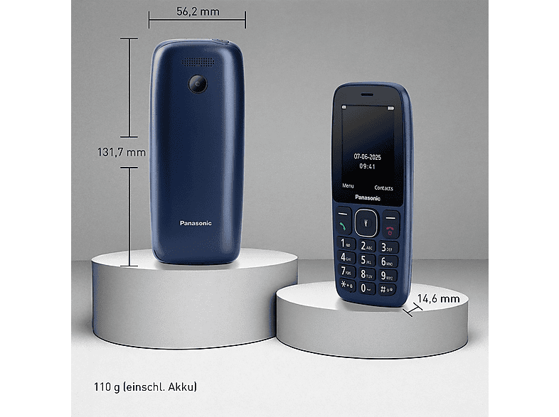 PANASONIC KX-TF400 Mobiltelefon, Blau
