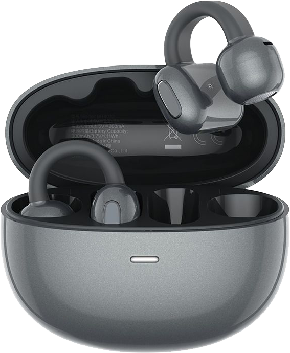 ZTE nubia LiveClip TWS vezeték nélküli fülhallgató mikrofonnal, szürke (123453901011)