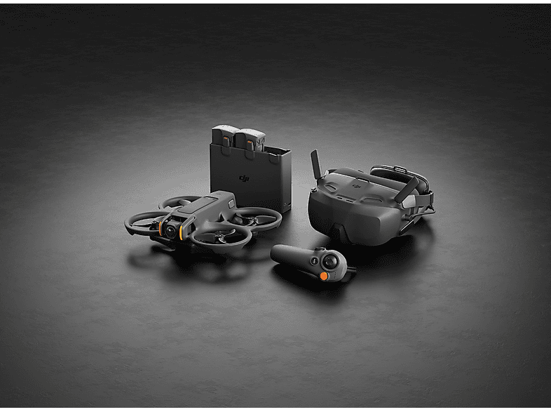 DJI Avata 2 Fly Smart Combo (drei Akkus) Kameradrohne, Grau