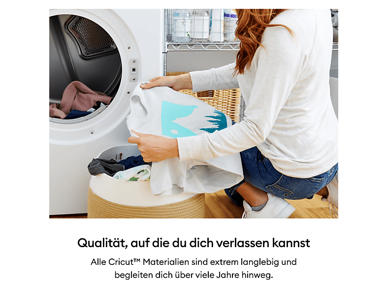 Thumbnail - CRICUT Smart Iron-On, ohne Schneidematte (91.4 cm), Weiß, Wärmetransferfolie