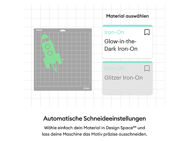 Thumbnail - CRICUT Glow in the Dark Iron-On, leuchtendes Gelb Wärmetransferfolie