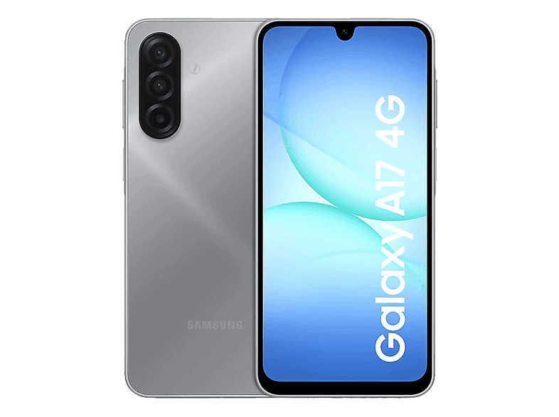 Samsung Galaxy A17 LTE, Gris, 128 GB, 4 GB RAM, 6.7, FHD+ Super AMOLED, Mediatek G99 Octa-core, 5000 mAh, Android 15