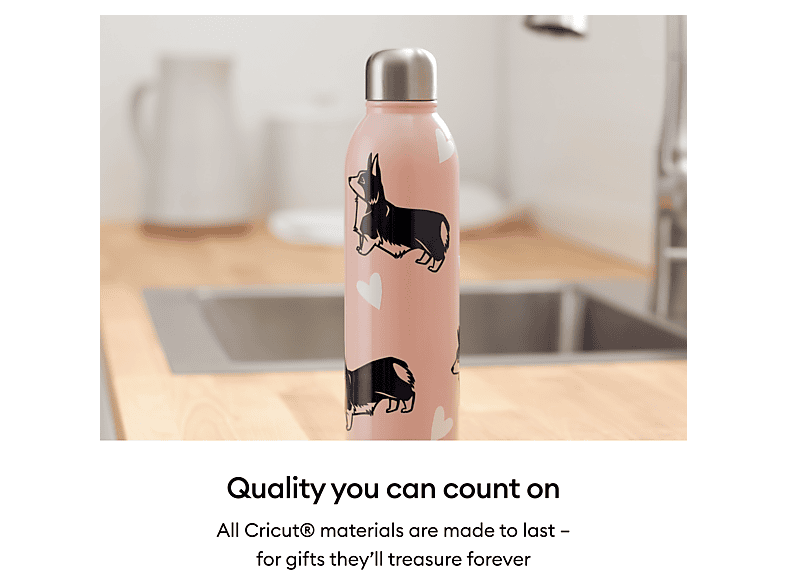 Thumbnail - CRICUT Smart Vinyl, ohne Schneidematte (91.4 cm), Hellrosa, Vinylfolie