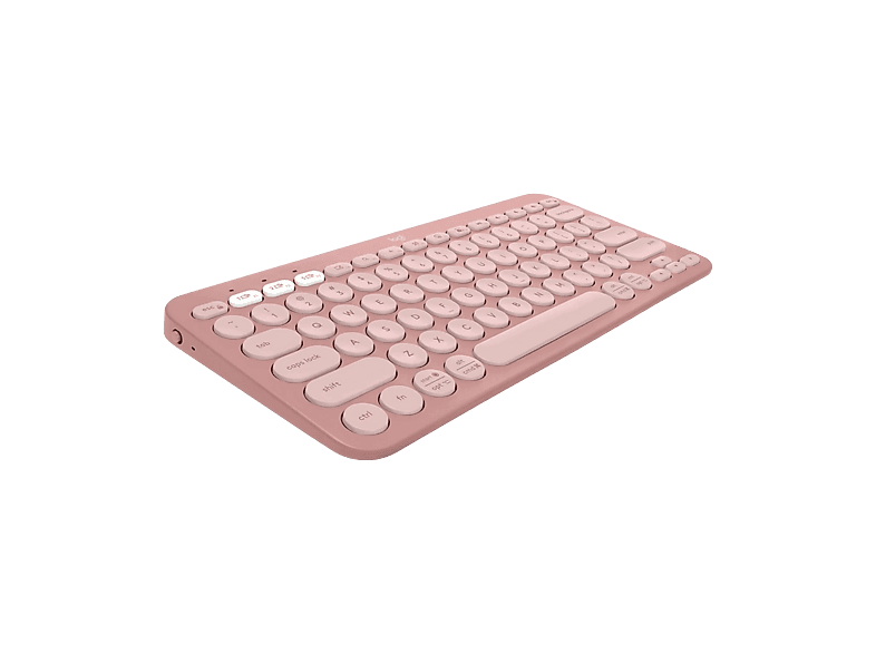 LOGITECH Pebble Keys 2 K380s Multi-Device Bluetooth Klavye Pudra Pembe (Türkçe Tuş Dizimi)