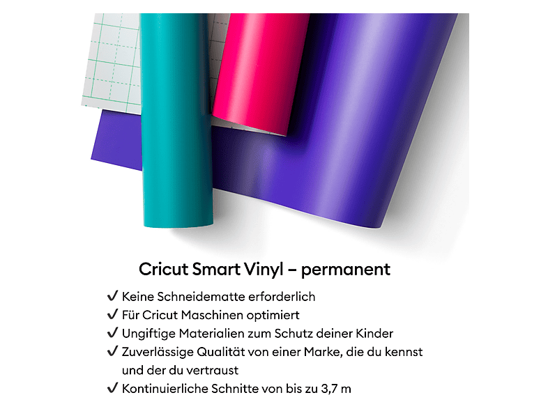 Thumbnail - CRICUT Smart Vinyl, ohne Schneidematte (91.4 cm), Maisgelb, Vinylfolie