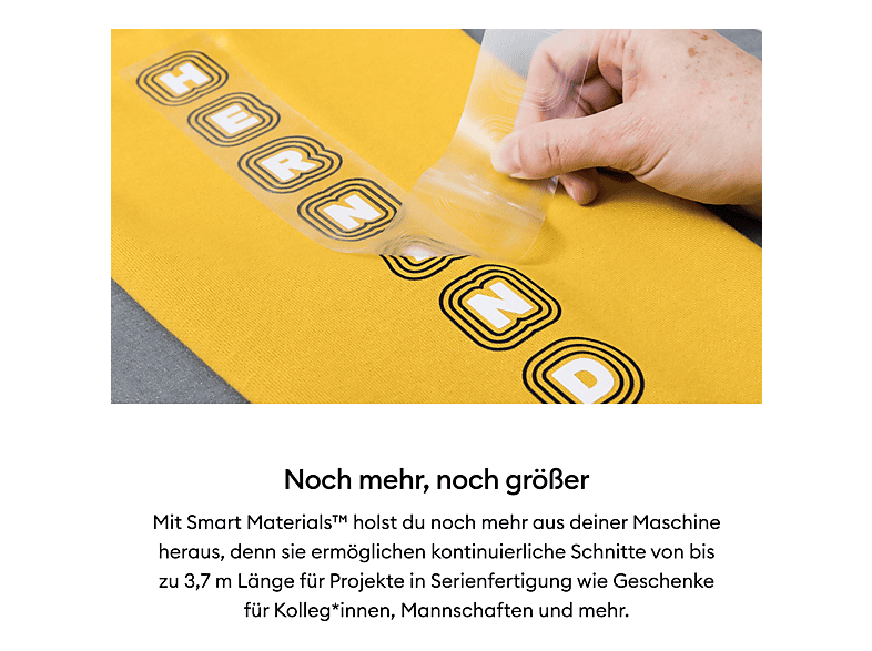 Thumbnail - CRICUT Smart Iron-On, Bügelfolie ohne Schneidematte (91.4 cm), Marineblau Wärmetransferfolie