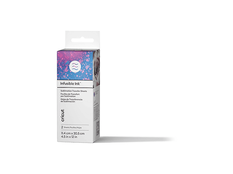 CRICUT Infusible Ink, (2 Stk.), Violet Watersplash, Transferfolie Folie