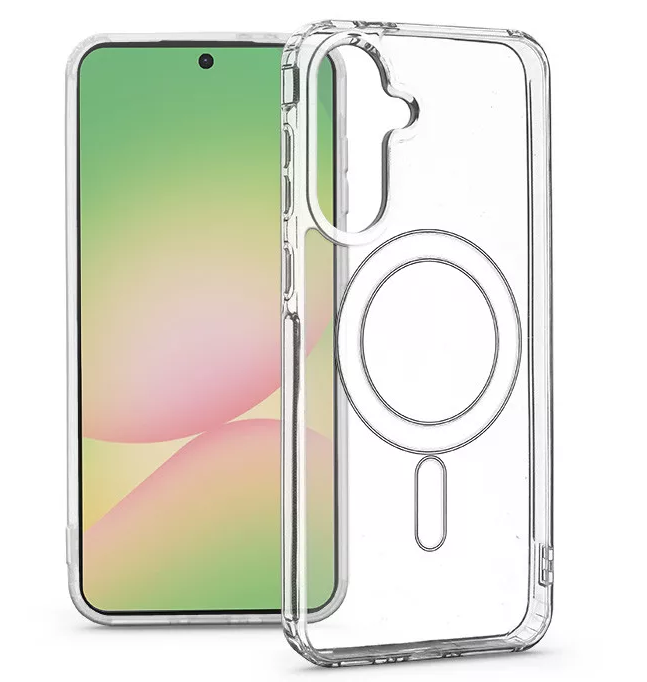 HAFFNER Samsung Galaxy A56 5G MagSafe kompatibilis szilikon tok, átlátszó (HF357770)