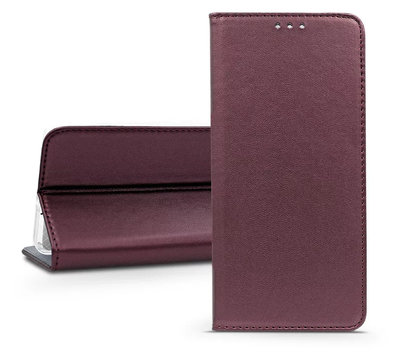 HAFFNER Samsung Galaxy A35 5G oldalra nyíló tok, bordó (HF257117)