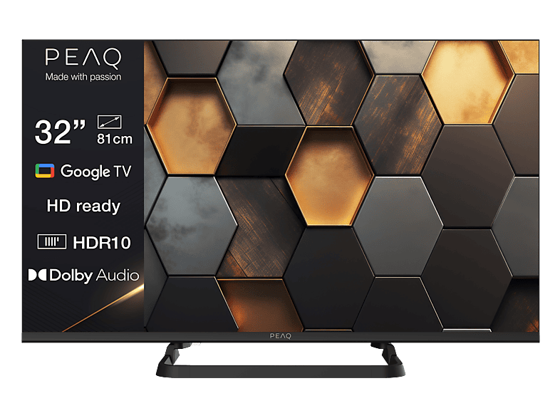 PEAQ PTV 32GH-5025C LED TV (Flat, 32 Zoll / 80,0 cm, HD-ready, SMART TV)