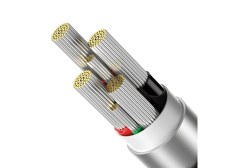 Cable USB - Baseus Auto Power-off Explorer, a Tipo-C, 100 cm, 100W, Carga ultrarrápida, Apagado automático, Negro – imagen 3
