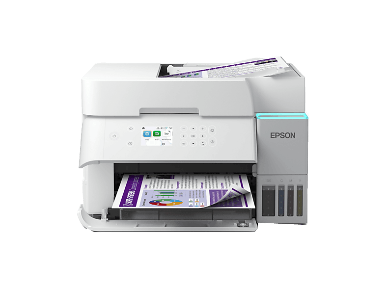 Epson EcoTank ET-3956, Inyección de Tinta, WiFi, Escáner y Copia, A4, Blanco