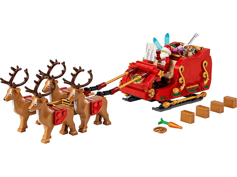 Klocki konstrukcyjne LEGO 40499 Sanie Świętego Mikołaja – zdjęcie 2