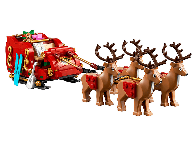 Klocki konstrukcyjne LEGO 40499 Sanie Świętego Mikołaja – zdjęcie 3