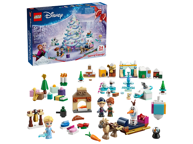 Klocki LEGO Disney Kraina lodu Kalendarz adwentowy na 2025 rok (43273)