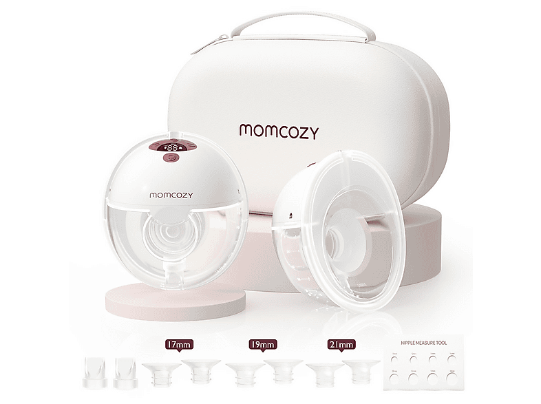 Thumbnail - MOMCOZY M5 Double Milchpumpe Maroon