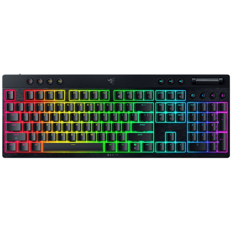 Razer BlackWidow V4 Low-Profile HyperSpeed Gaming Keyboard