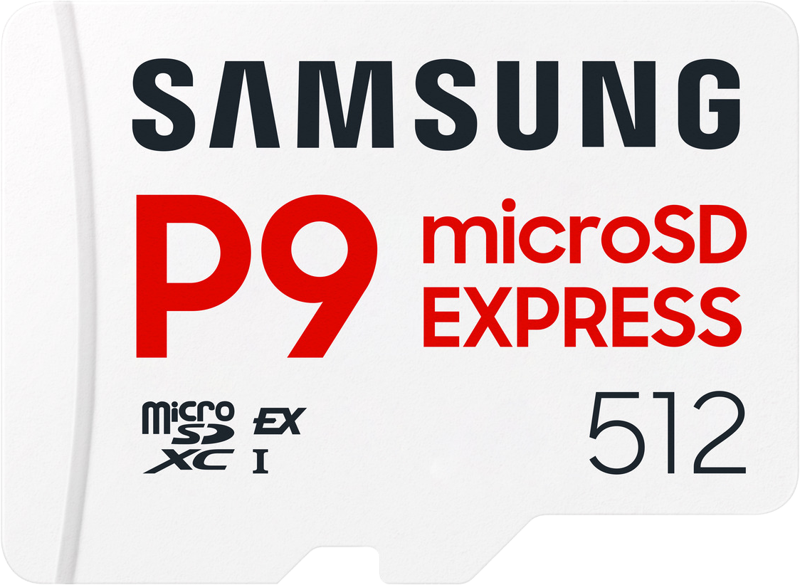 SAMSUNG P9 Express microSD memóriakártya, 512GB, 800/90 MB/s, C10, U3 (MB-MK512T/WW)