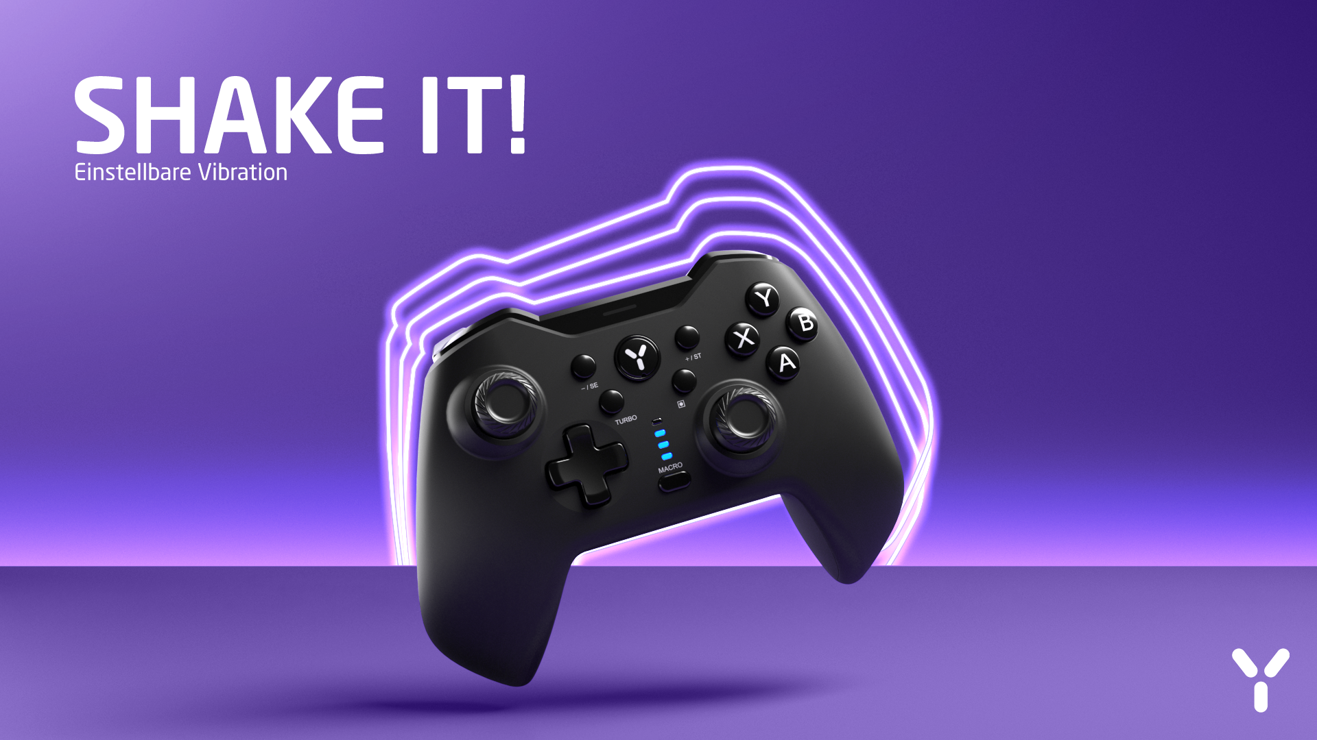 ISY IGP-2000-BK Wireless Gamepad Black | MediaMarkt