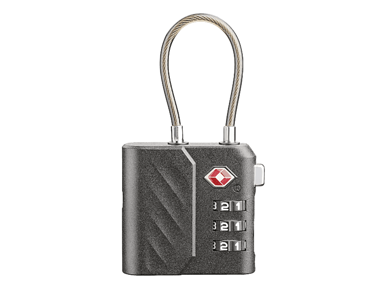 Candado - CellularLine BTTRACYLOCKK, Con Localizador Integrado, Bluetooth, Para iOS, Negro