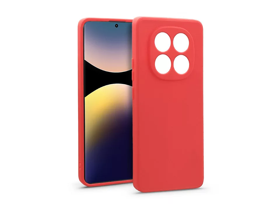 HAFFNER Xiaomi Redmi Note 14 Pro 4G szilikon tok, piros (HF380020)