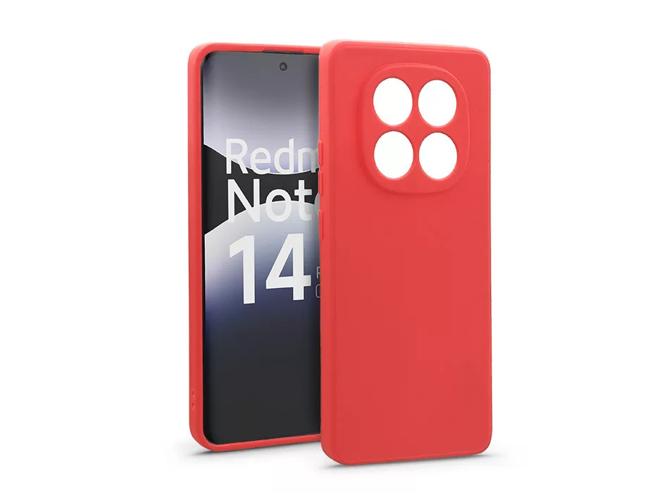 HAFFNER Xiaomi Redmi Note 14 Pro 5G szilikon tok, piros (HF373435)