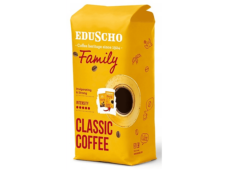 Kawa ziarnista EDUSCHO Family 1 kg – zdjęcie 3